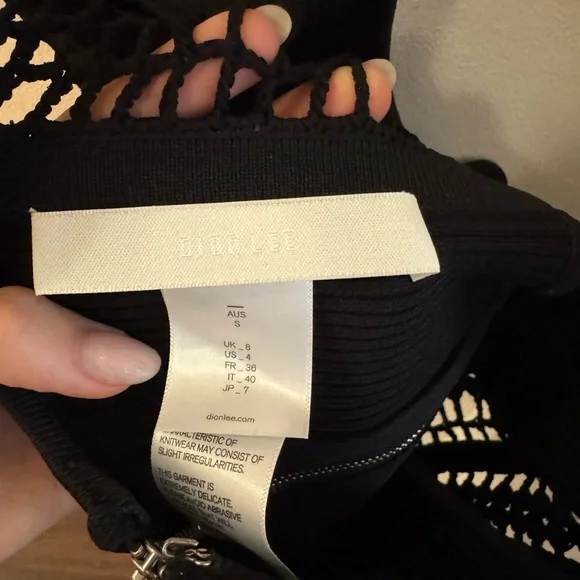 Dion Lee Black Mesh Corset - Picture 5 of 5